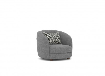 Grau Sessel Designer Sitzmöbel Polstermöbel Wohnzimmer Neu Sitz Einrichtung